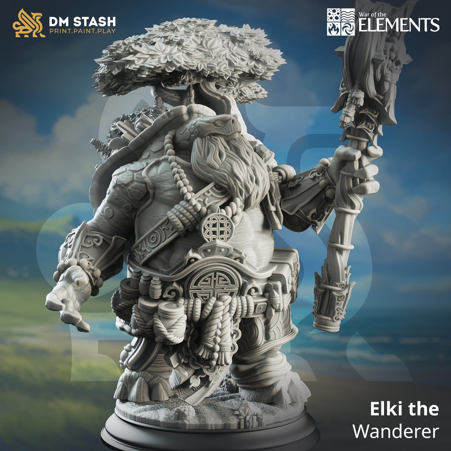 Elki the Wanderer - DM Stash - Terrain Wargaming D&D DnD 32mm 40mm 54mm 75mm