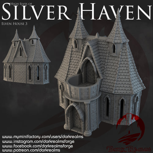 House 3 - Silver Haven - Dark Realms Terrain Wargaming D&D DnD