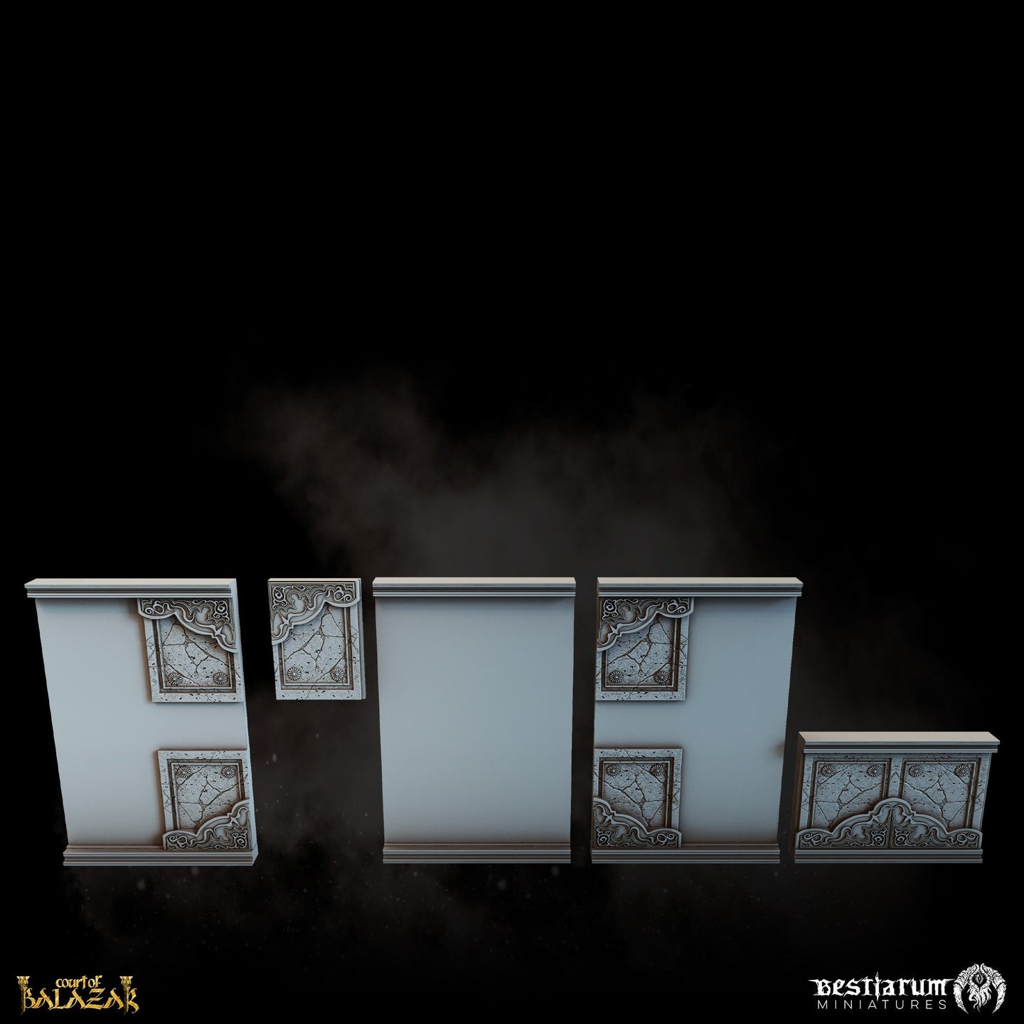 Balazar's Palace - Walls and Tiles | The Court of Balazar | Bestiarum | Miniatures D&D Wargaming DnD