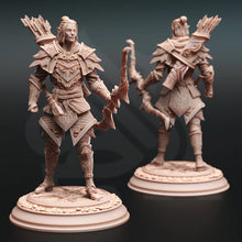 Load image into Gallery viewer, Ervion ro Estel Elven Monster Hunter Ranger - Adventure Continues - DM Stash - Wargaming D&amp;D DnD, 28mm, 32mm, 40mm, 54mm, 75mm, 100mm, 125mm