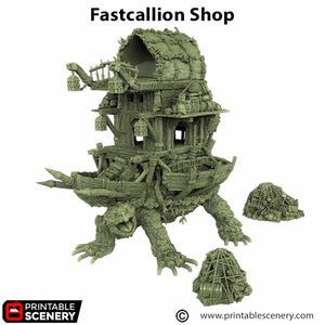 Fastcallion Shop - The Gloaming Swamps - Printable Scenery Terrain Wargaming D&D DnD