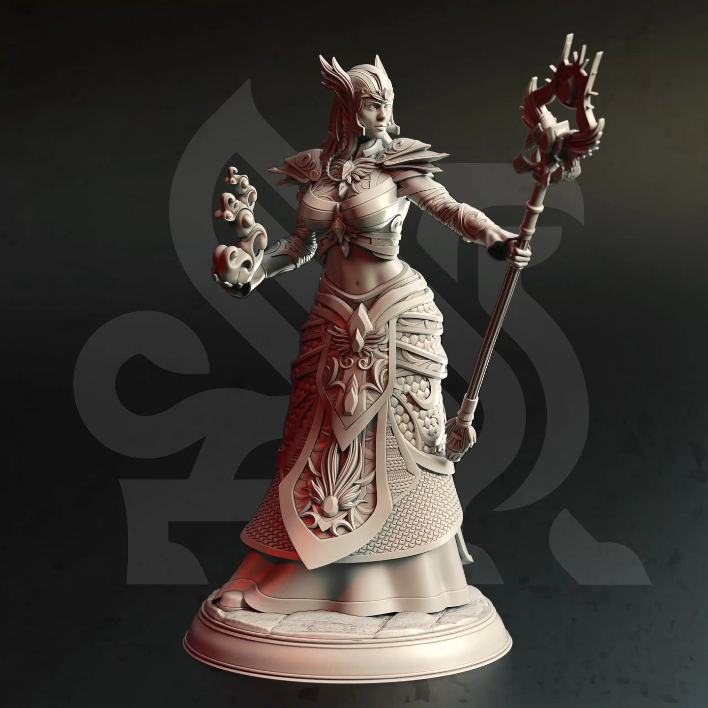 Ferendir Miar Arch Holder - Adventure Continues - DM Stash - Wargaming D&D DnD, 28mm, 32mm, 40mm, 54mm, 75mm, 100mm, 125mm
