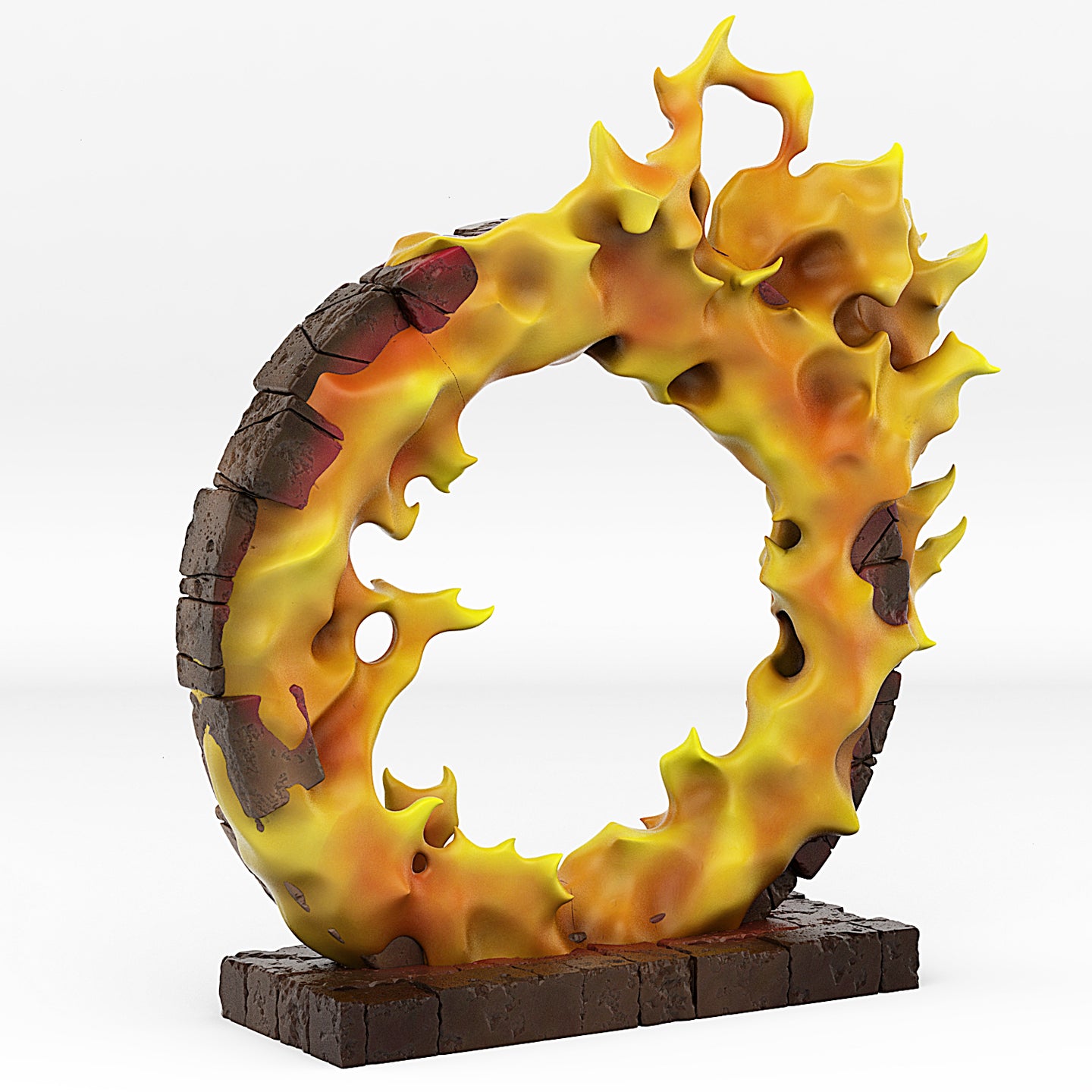 Fire Elemental Portal - Print Your Monsters - Wargaming D&D DnD
