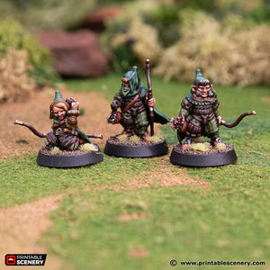 Forest Rangers - Rise of the Halflings - Printable Scenery - Terrain, Wargaming, D&D, DnD 28mm 32mm 40mm 54mm