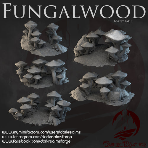 Forest Paths - Fungalwood Forest - Dark Realms Terrain Wargaming D&D DnD