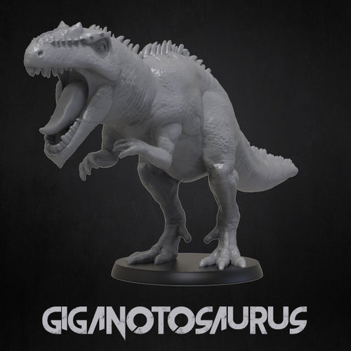 Giganotosaurus - Dinosaurs Set 1 - 3D IP Studios - Terrain Wargaming D&D DnD 28mm 32mm 40mm 54mm 75mm