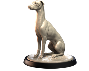 Greyhound - Dogs Vol 1 - 3D IP Studios - Terrain Wargaming D&D DnD 28mm 32mm 40mm 54mm 75mm 100mm 125mm