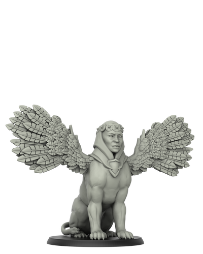Gynosphinx - Fantastic Creatures Set - 3D IP Studios - Terrain Wargaming D&D DnD 28mm 32mm 40mm 54mm 75mm 100mm