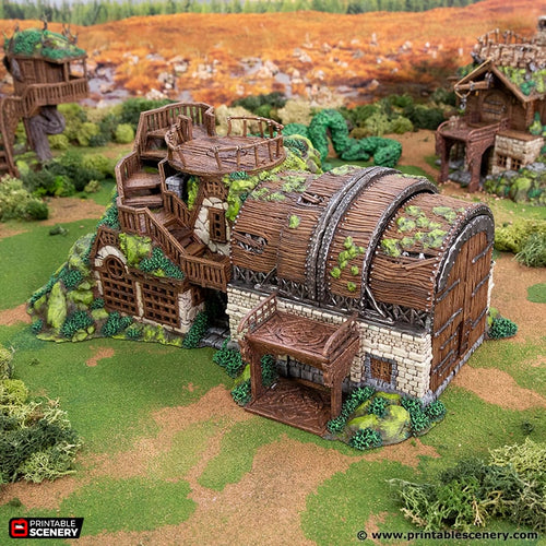 Gaffers Guild Workshop - Rise of the Halflings - Printable Scenery - Terrain, Wargaming, D&D, DnD