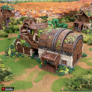 Gaffers Guild Workshop - Rise of the Halflings - Printable Scenery - Terrain, Wargaming, D&D, DnD