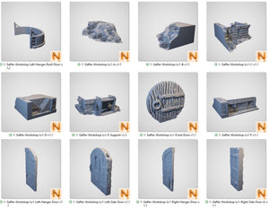 Gaffers Guild Workshop - Rise of the Halflings - Printable Scenery - Terrain, Wargaming, D&D, DnD
