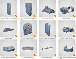 Gaffers Guild Workshop - Rise of the Halflings - Printable Scenery - Terrain, Wargaming, D&D, DnD