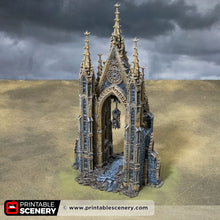 Load image into Gallery viewer, Gallows Gate - Darkness &amp; Desolation - Printable Scenery - SystemHEX Terrain D&amp;D DnD