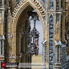Load image into Gallery viewer, Gallows Gate - Darkness &amp; Desolation - Printable Scenery - SystemHEX Terrain D&amp;D DnD