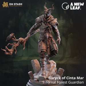 Garyck of Cinta Mar Infernal Forest Guardian - A New Leaf  - DM Stash - Wargaming D&D DnD, 28mm, 32mm, 40mm, 54mm, 75mm, 100mm, 125mm