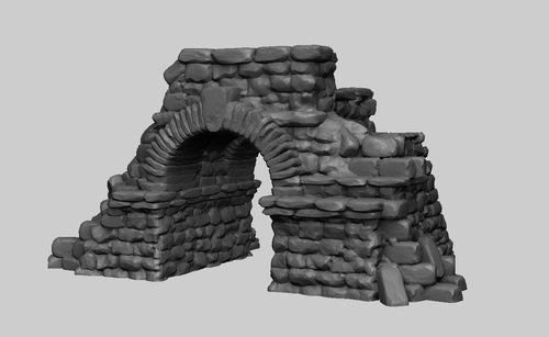 Ruined Gateway - Denizens Of Fantasy - Dark Realms Terrain Wargaming D&D DnD