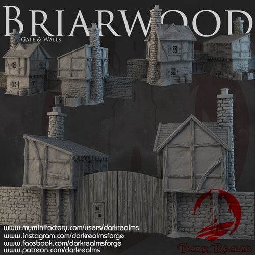 Gatehouse - Briarwood - Dark Realms Terrain Wargaming D&D DnD
