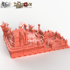 Ghoulberg Cemetery - The Dragon's Rest - Terrain Wargaming D&D DnD 10mm 15mm 20mm 25mm 28mm 32mm