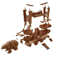 Load image into Gallery viewer, Giant Prison Carriage - Miniatureland Terrain Wargaming D&amp;D DnD