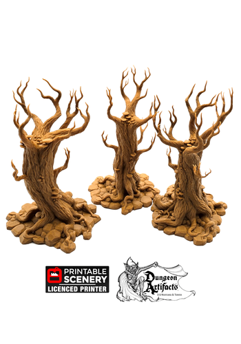 Gloomwood Trees - Dwarves, Elves and Demons 28mm 32mm Wargaming Terrain D&D