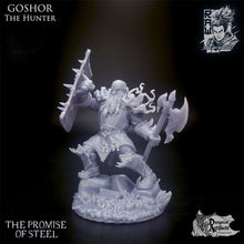 Load image into Gallery viewer, Goshor - The Dwarf Demon Hunter - Ronin Arts Workshop, Wargaming, D&amp;D, DnD, TRPG