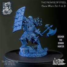 Load image into Gallery viewer, Goshor - The Dwarf Demon Hunter - Ronin Arts Workshop, Wargaming, D&amp;D, DnD, TRPG