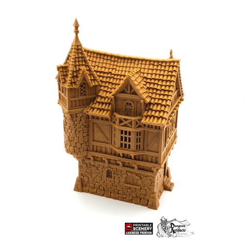 The Governor's Mansion - The Lost Islands - Printable Scenery Wargaming Terrain D&D, DnD