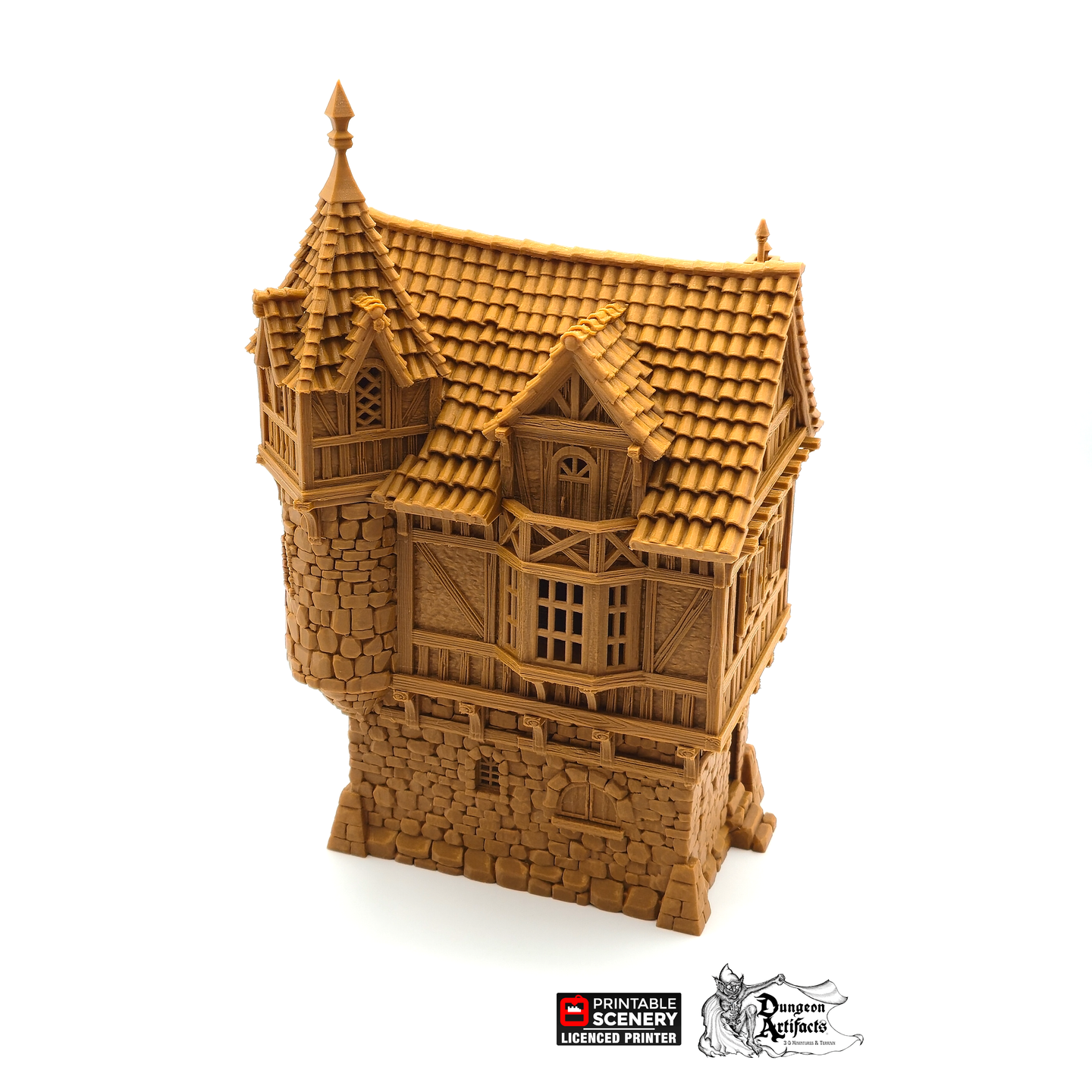 The Governor's Mansion - The Lost Islands - Printable Scenery Wargaming Terrain D&D, DnD