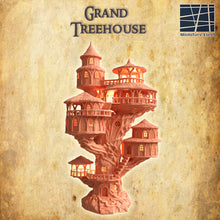 Load image into Gallery viewer, Grand Treehouse - Miniatureland Terrain Wargaming D&amp;D DnD