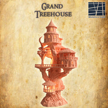 Load image into Gallery viewer, Grand Treehouse - Miniatureland Terrain Wargaming D&amp;D DnD