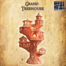 Load image into Gallery viewer, Grand Treehouse - Miniatureland Terrain Wargaming D&amp;D DnD