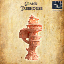 Load image into Gallery viewer, Grand Treehouse - Miniatureland Terrain Wargaming D&amp;D DnD