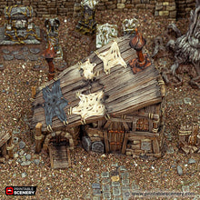 Load image into Gallery viewer, Grave Diggers Hut - Cities of Ramshackle and Ruin - Printable Scenery - Terrain, Wargaming, D&amp;D, DnD