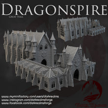 Load image into Gallery viewer, Great Hall - Dragonspire - Dark Realms Terrain Wargaming D&amp;D DnD