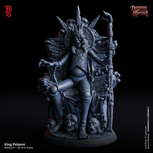 King Paimon - Dungeons and Terrors - Flesh of the Gods - Wargaming D&D DnD