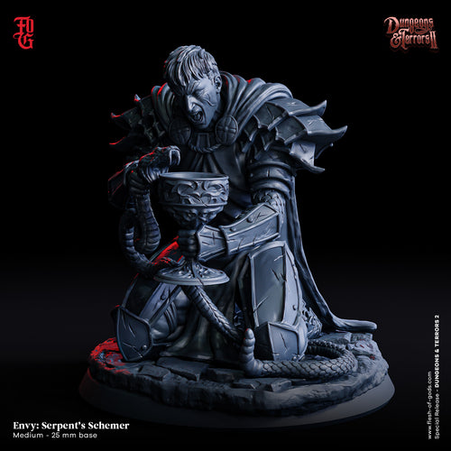 Envy Serpents Schemer - Dungeons and Terrors - Flesh of the Gods - Wargaming D&D DnD
