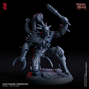 Lust Carnalis the Chainmaster - Dungeons and Terrors - Flesh of the Gods - Wargaming D&D DnD