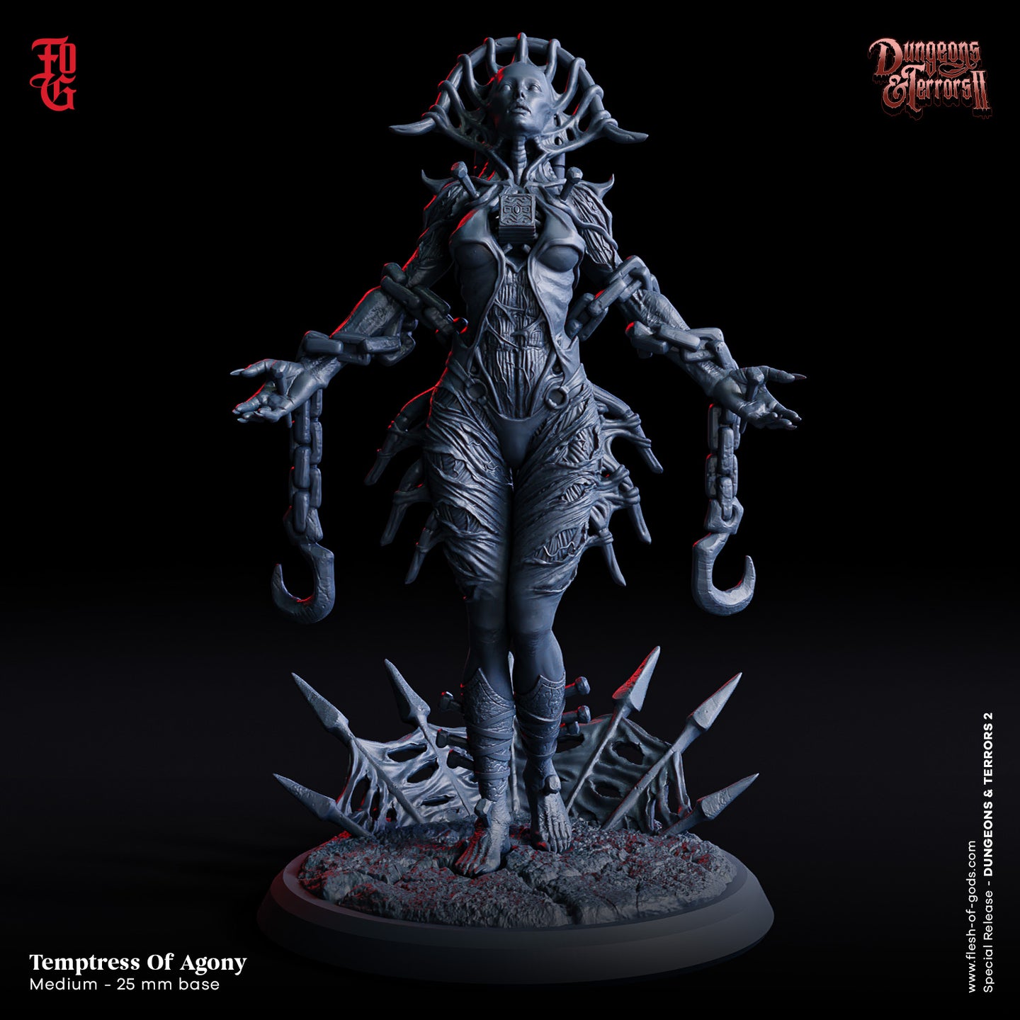 Temptress of Agony - Dungeons and Terrors - Flesh of the Gods - Wargaming D&D DnD