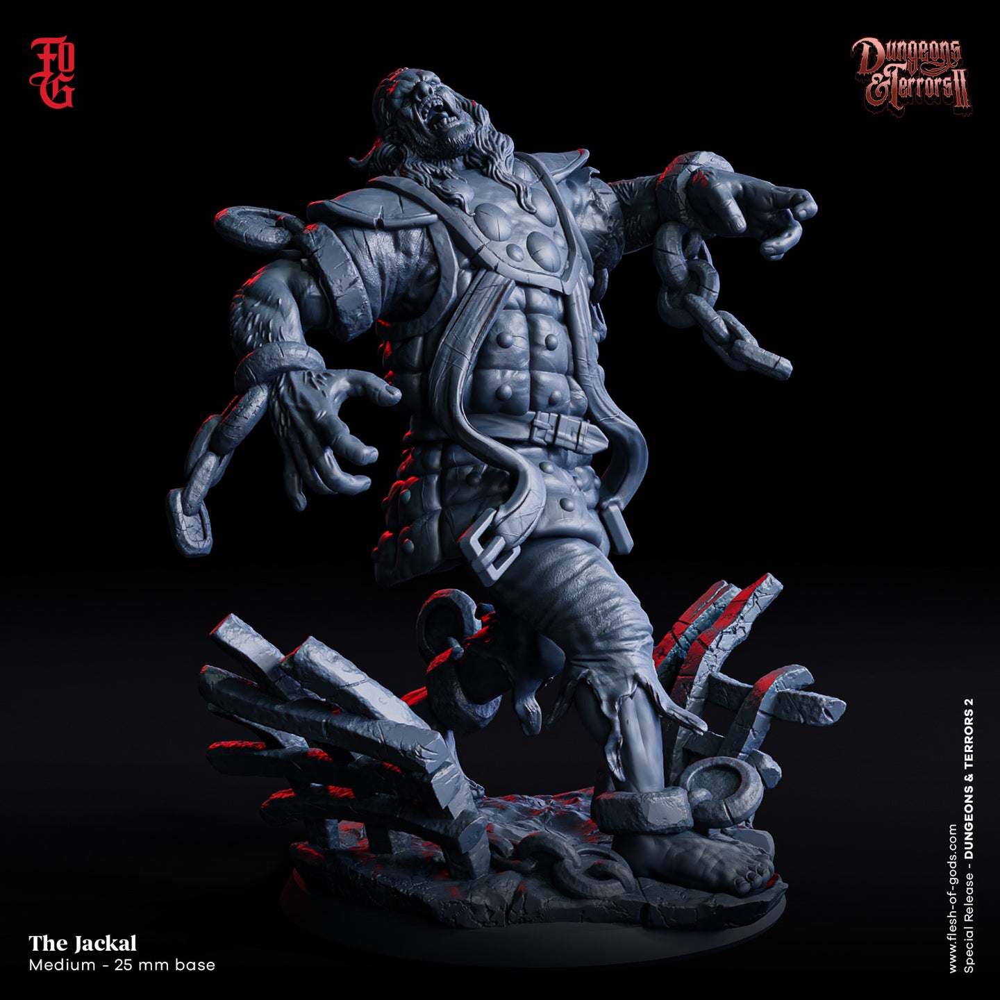 The Jackal - Dungeons and Terrors - Flesh of the Gods - Wargaming D&D DnD