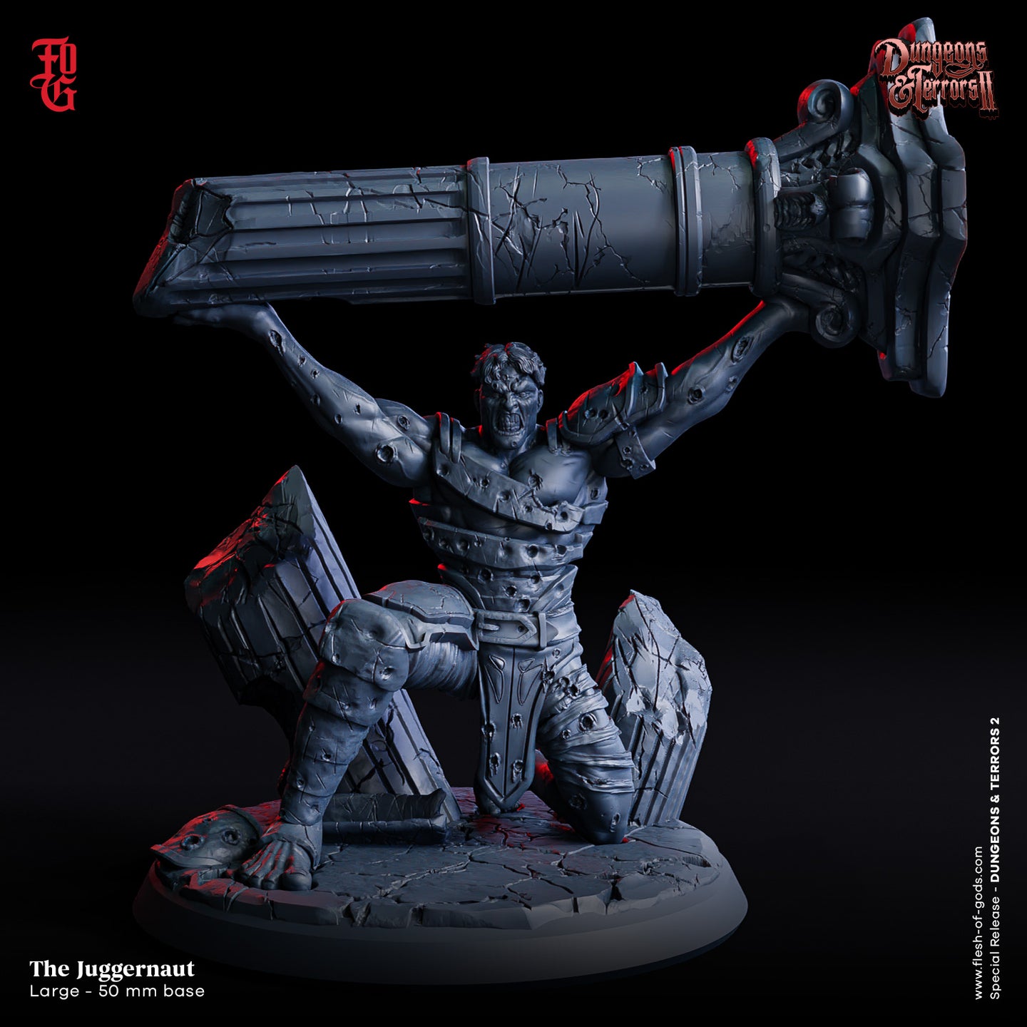 The Juggernaut - Dungeons and Terrors - Flesh of the Gods - Wargaming D&D DnD