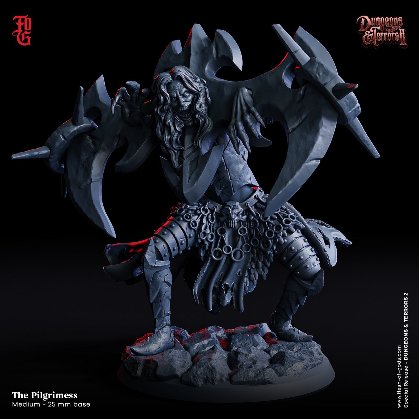 The Pilgrimess - Dungeons and Terrors - Flesh of the Gods - Wargaming D&D DnD