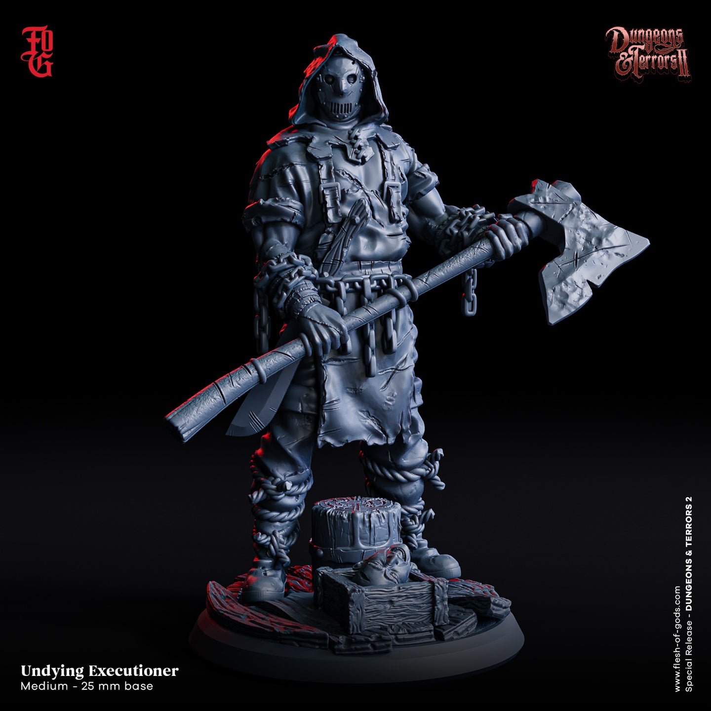 Undying Executioner - Dungeons and Terrors - Flesh of the Gods - Wargaming D&D DnD