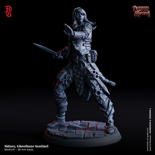 Sidney Ghostbane Sentinel - Dungeons and Terrors - Flesh of the Gods - Wargaming D&D DnD