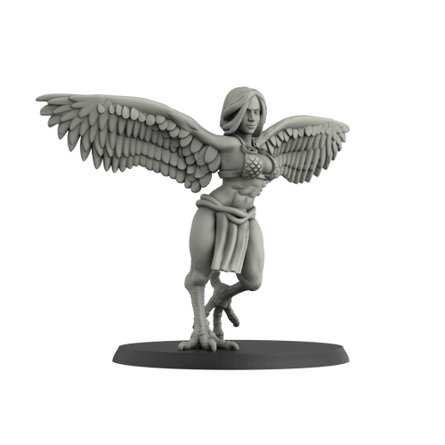 Harpy - Fantastic Creatures Set - 3D IP Studios - Terrain Wargaming D&D DnD 32mm 40mm 54mm 75mm 100mm 125mm