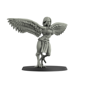 Harpy - Fantastic Creatures Set - 3D IP Studios - Terrain Wargaming D&D DnD 32mm 40mm 54mm 75mm 100mm 125mm