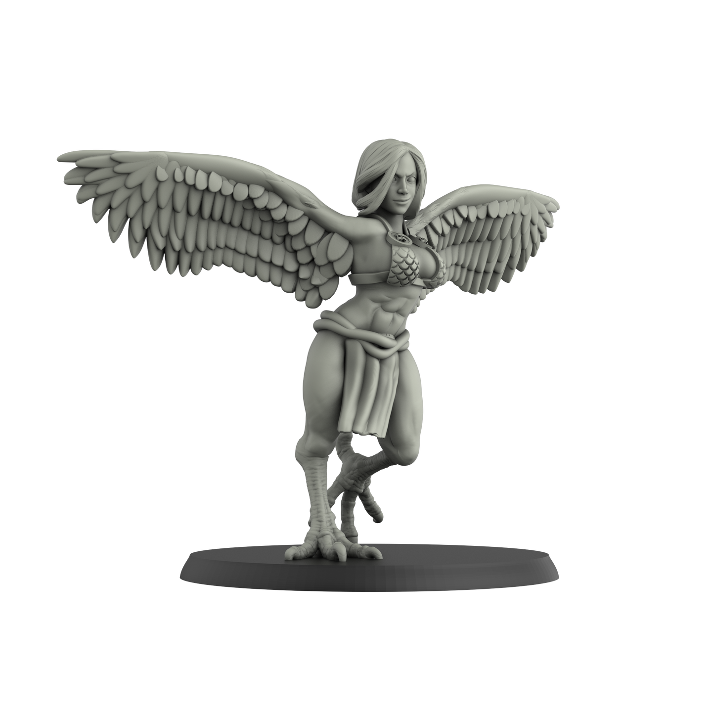 Harpy - Fantastic Creatures Set - 3D IP Studios - Terrain Wargaming D&D DnD 32mm 40mm 54mm 75mm 100mm 125mm