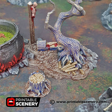 Load image into Gallery viewer, Hag’s Cauldron  - Shadowfey - Printable Scenery Terrain Wargaming D&amp;D DnD