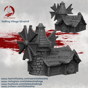Windmill - Halfling Village - Dark Realms Terrain Wargaming D&D DnD