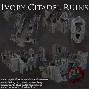 Hall Ruins - Ivory Citadel - Dark Realms Terrain Wargaming D&D DnD