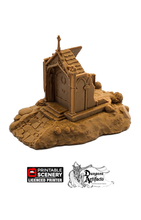 Load image into Gallery viewer, Hallowed Mausoleum Chapel - Shadowfey Wilds Grave Yard Cemetery 15mm 20mm 28mm 32mm Wargaming Terrain D&amp;D DnD